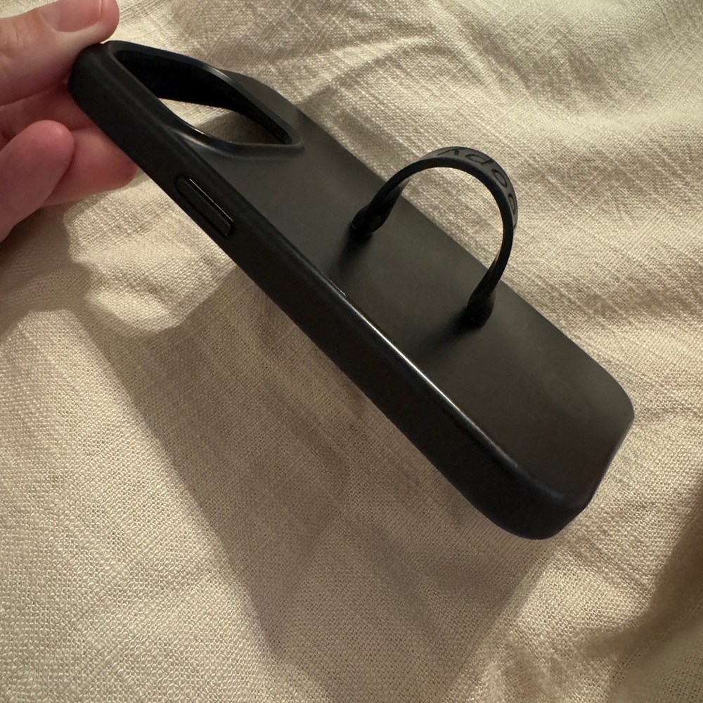 Loopy Case Black Phone Case with Finger Loop